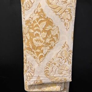 PB Pottery Barn isabella medallion French style print yellow / gold cotton king